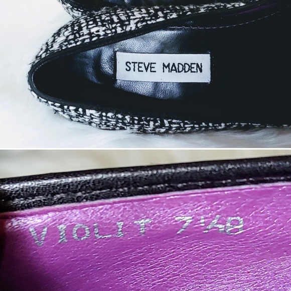 Steve Madden "Violit" Tweed Heels - Picture 8 of 8
